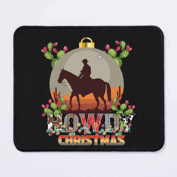 Item preview, HOWDY CHRISTMAS, COUNTRY XMAS, CHRISTMAS COWBOY, RETRO COWBOY XMAS designed and sold by R B Chrystal.