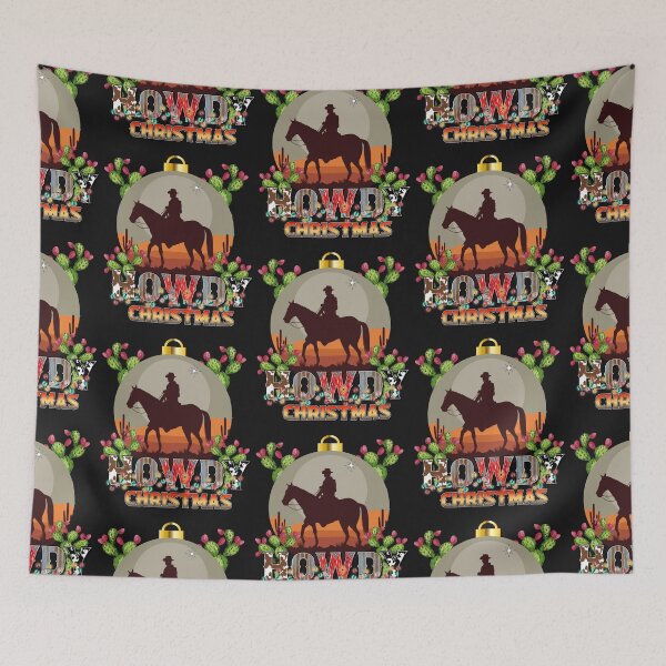 Item preview, HOWDY CHRISTMAS, COUNTRY XMAS, CHRISTMAS COWBOY, RETRO COWBOY XMAS designed and sold by R B Chrystal.