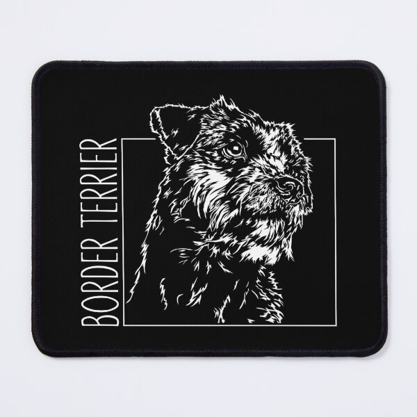 Item preview, Funny border terrier dog portrait designed and sold by dogarts.