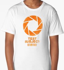 Test Subject -orange- Long T-Shirt