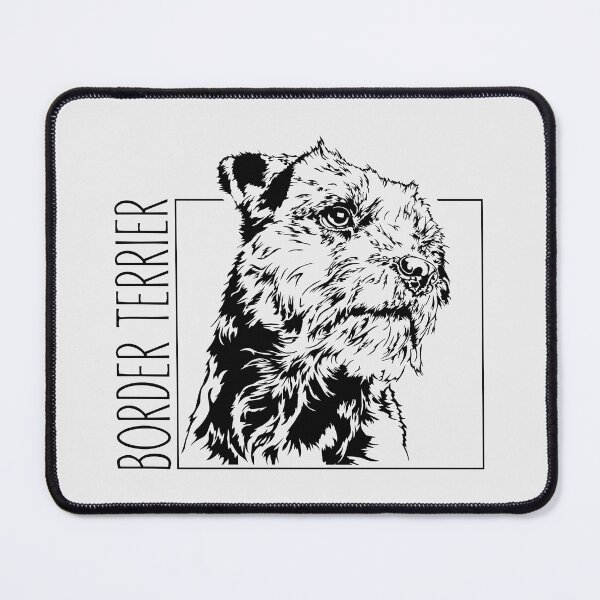 Item preview, Funny border terrier dog portrait designed and sold by dogarts.