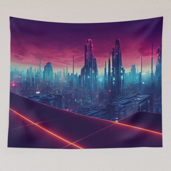 Item preview, The view over the future city designed and sold by PM-Artistic.