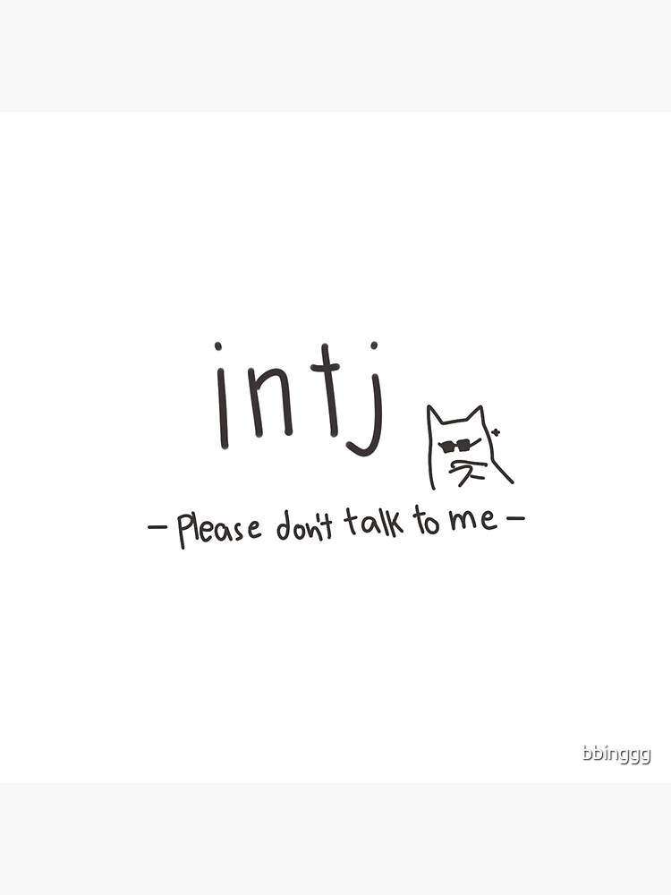 Funny INTJ Definition Sticker MBTI Personality Type 