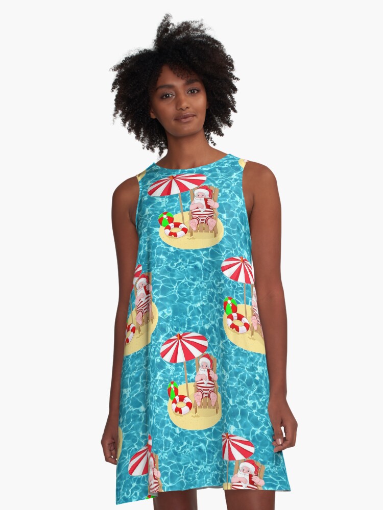 christmas beach dress