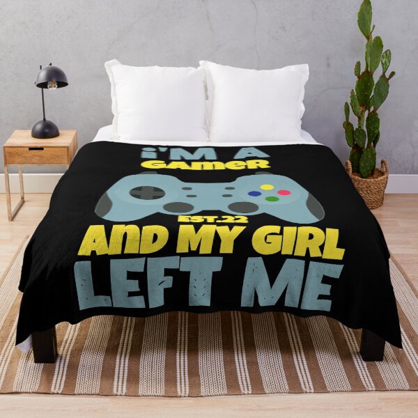 Item preview, I'M A GAMER AND MY GIRL LEFT ME designed and sold by GAADesignz.