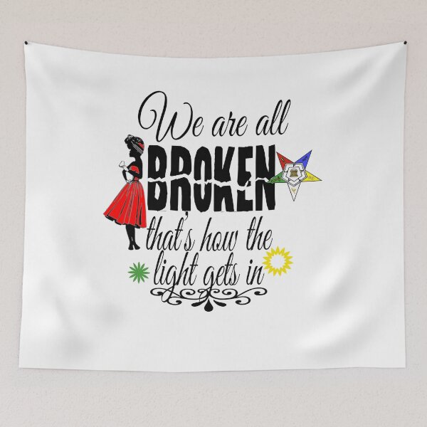 Item preview, OES Style Order Of The Eastern Star Logo Sistar Broken designed and sold by TopTeeShop.