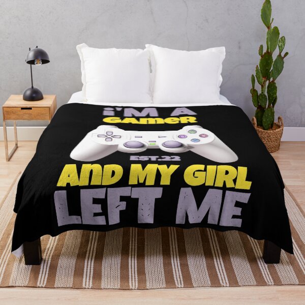 Item preview, I'M A GAMER AND MY GIRL LEFT ME designed and sold by GAADesignz.