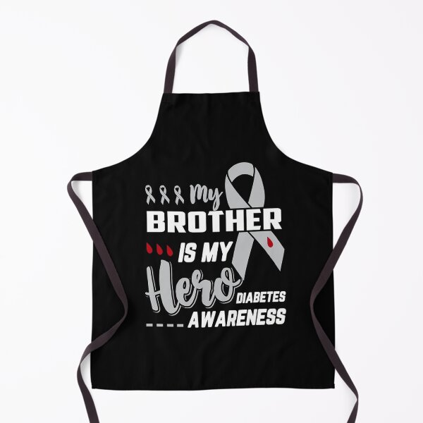 Item preview, My brother is my hero diabetes awareness designed and sold by gastonfongemie.