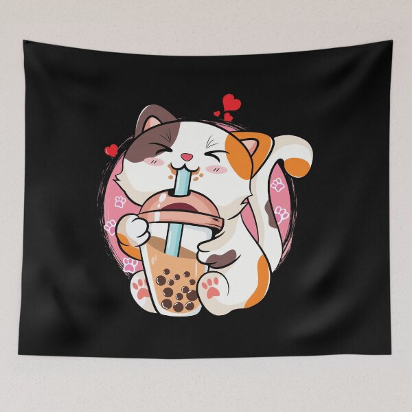 Item preview, Copy of Copy of Kawaii Neko Cute Cat Boba Bubble Tea Teen Girl Gifts 2022  designed and sold by lahtiasokanu.