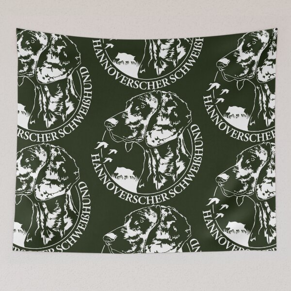 Item preview, Hanoverian Schweisshund Dog Hunting Dogs Portrait designed and sold by dogarts.