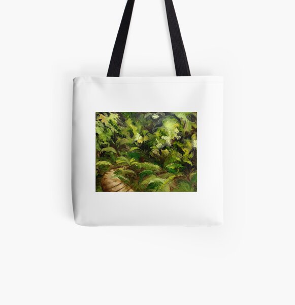 Tropical Walk All Over Print Tote Bag