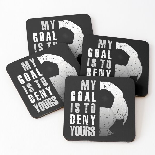 Item preview, My goal is to deny yours soccer goalie  designed and sold by gastonfongemie.