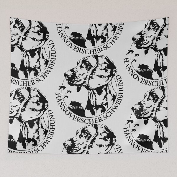 Item preview, Hanoverian Schweisshund Dog Hunting Dogs Portrait designed and sold by dogarts.