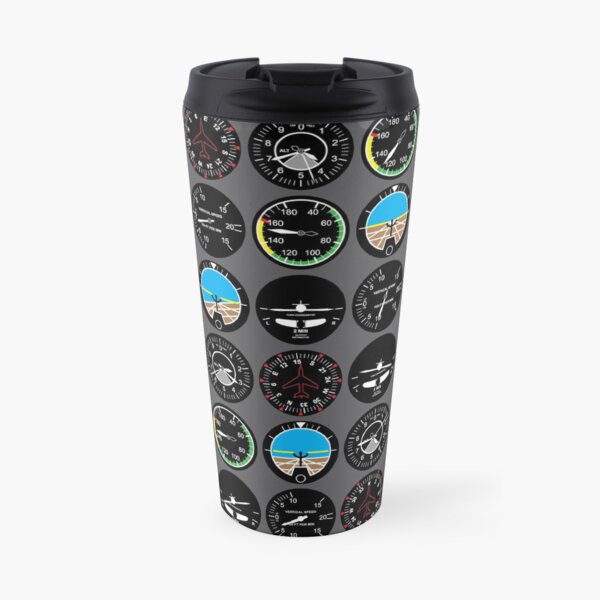 Flight Instruments Travel Coffee Mug