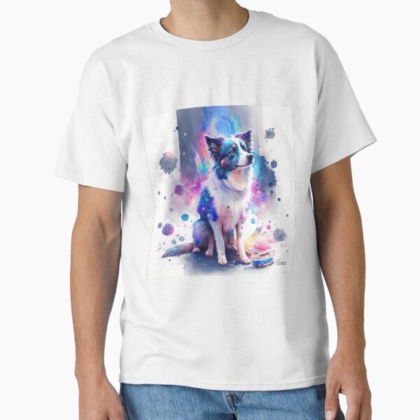Vista previa del artículo con la obra «espacio border collie», diseñado y vendido por Jenslemmens.