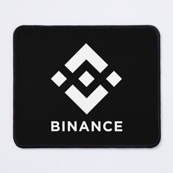Item preview, Binance BNB Crypto Altcoin - Clean Vertical White Logo with White Text Logo Large Version designed and sold by CryptoMoods.