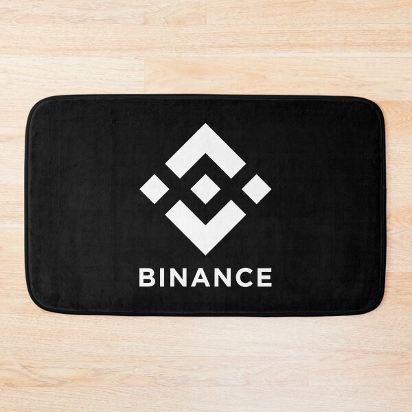 Item preview, Binance BNB Crypto Altcoin - Clean Vertical White Logo with White Text Logo Large Version designed and sold by CryptoMoods.