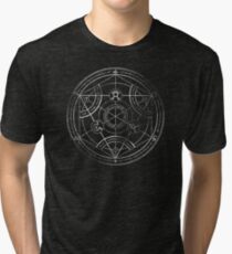Human transmutation circle - chalk Tri-blend T-Shirt