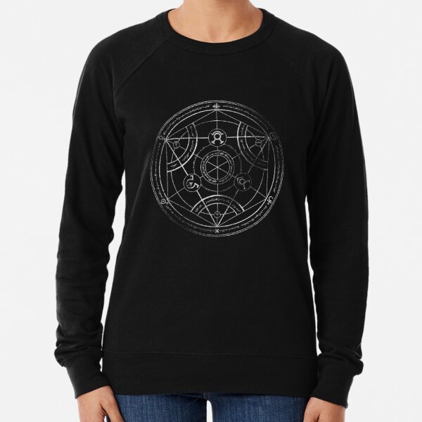 Human transmutation circle - chalk Lightweight Sweatshirt