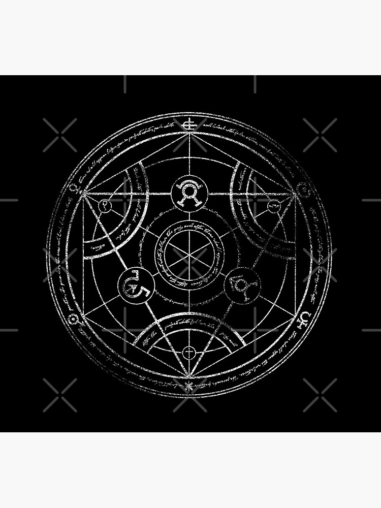 Human transmutation circle - chalk by RevolutionGFX