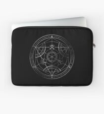 Funda para portátil Círculo de transmutación humana - tiza