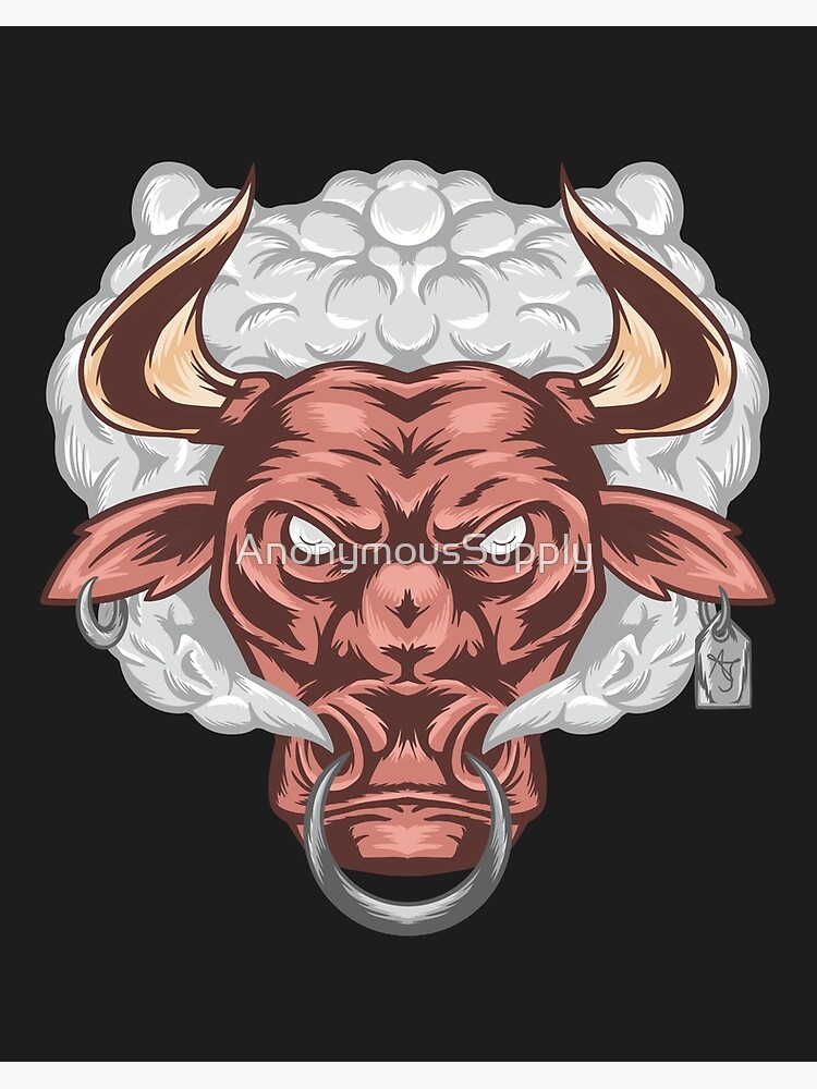  Bull head horns T-Shirt : Clothing, Shoes & Jewelry