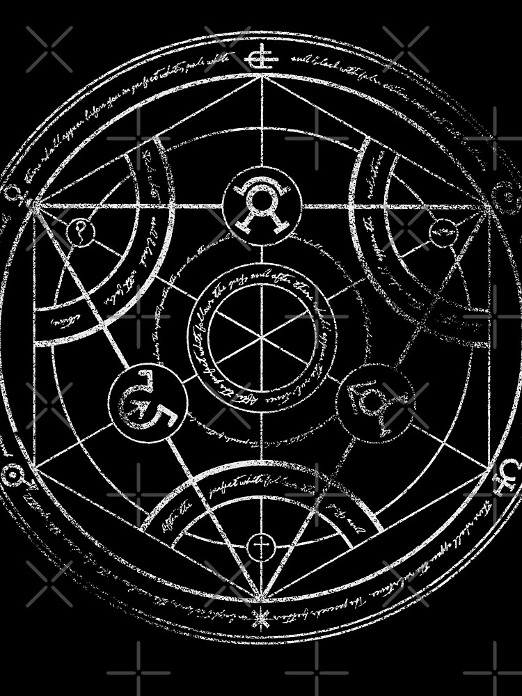 Human transmutation circle - chalk by RevolutionGFX