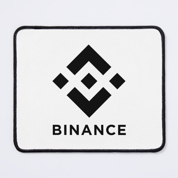 Item preview, Binance BNB Crypto Altcoin - Clean Vertical Black Logo with Black Text Logo Large Version designed and sold by CryptoMoods.