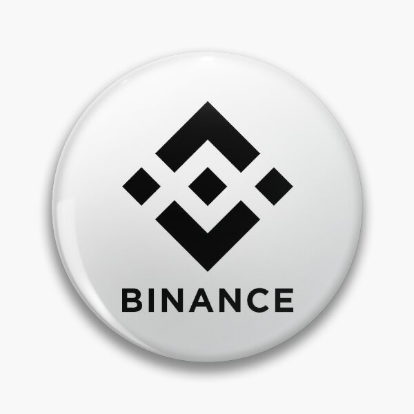 Item preview, Binance BNB Crypto Altcoin - Clean Vertical Black Logo with Black Text Logo Large Version designed and sold by CryptoMoods.