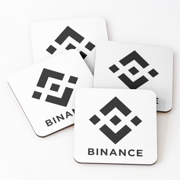 Item preview, Binance BNB Crypto Altcoin - Clean Vertical Black Logo with Black Text Logo Large Version designed and sold by CryptoMoods.
