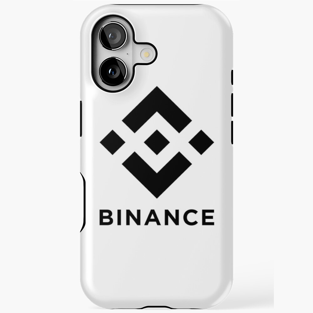 Binance BNB Crypto Altcoin - Clean Vertical Black Logo with Black Text Logo  Large Version