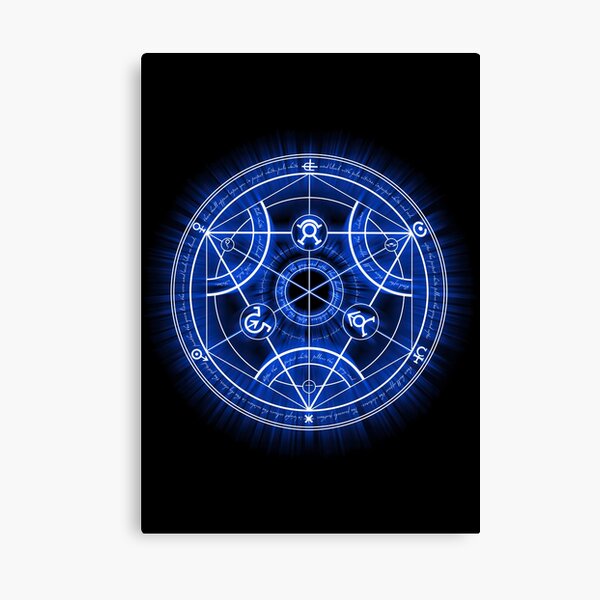 Human Transmutation Circle Canvas Print