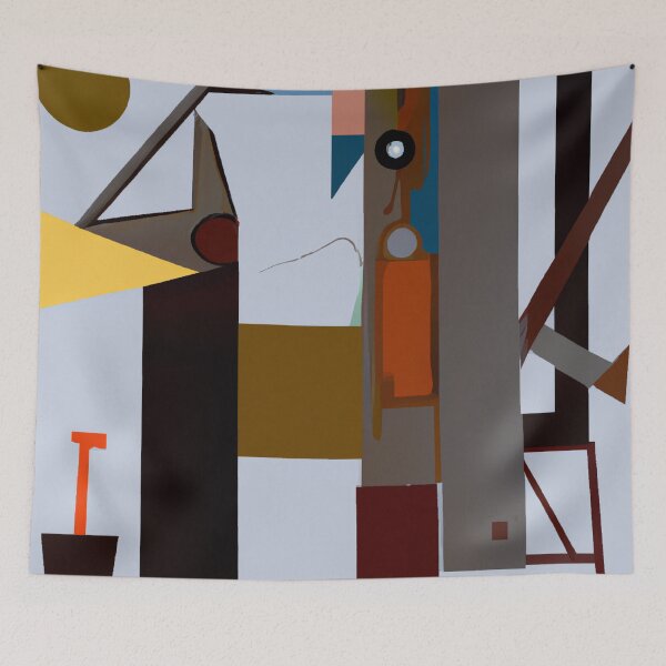 Item preview, vbstrvctivsm- dog (Abstract Art 47) designed and sold by vbstrvctivsm.