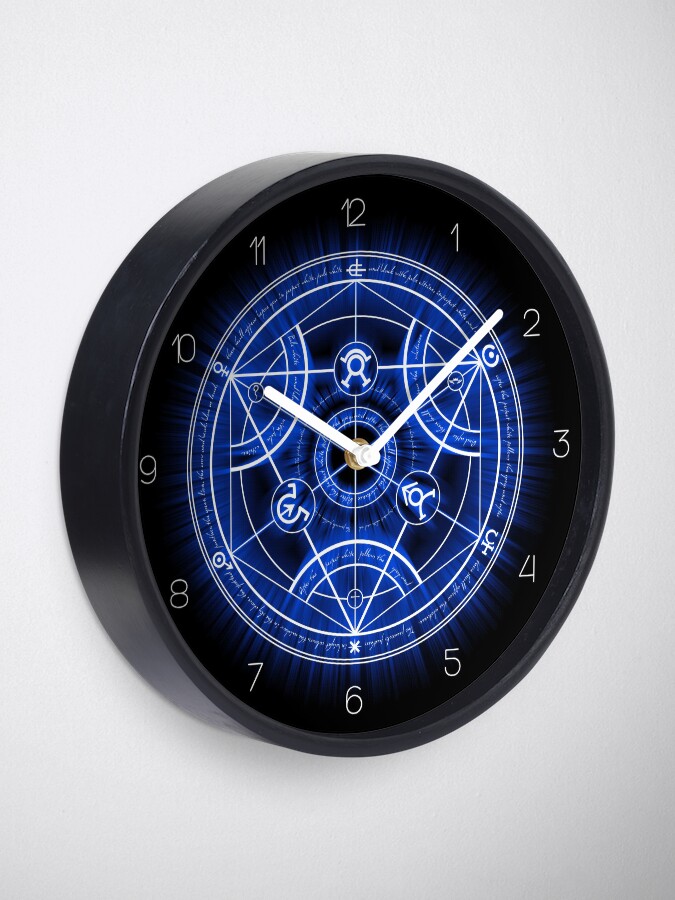 Alternate view of Human Transmutation Circle Clock