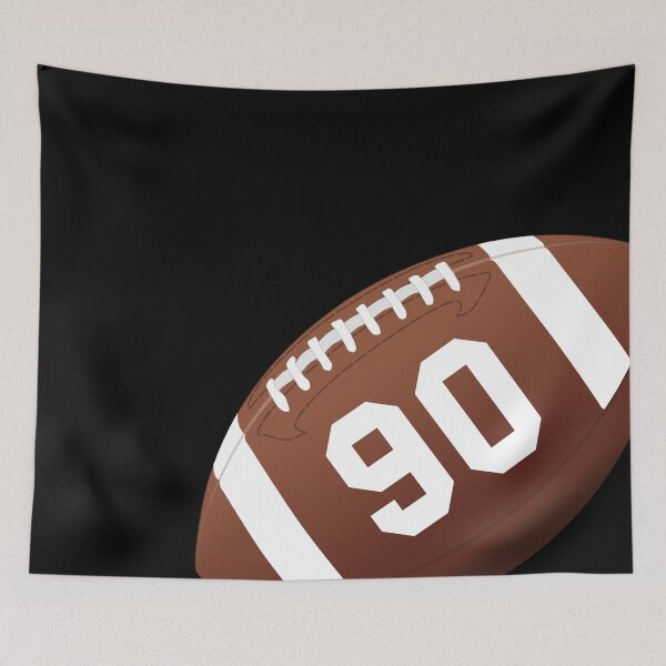 Item preview, American football ball number 90, forty six designed and sold by TheCultStuff.