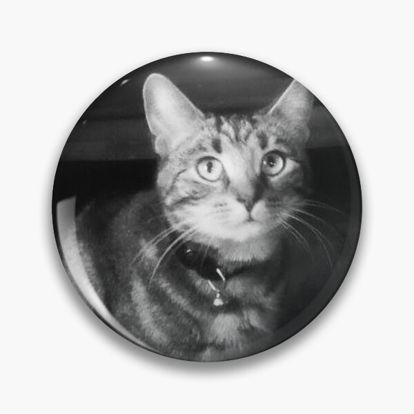 Item preview, tabby cat black and white designed and sold by Francespoppy.