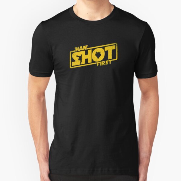 Han Shot First Slim Fit T-Shirt
