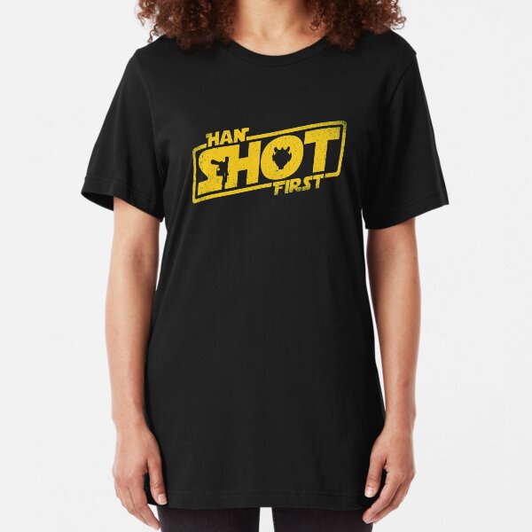 Han Shot First Slim Fit T-Shirt