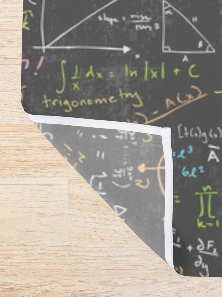 Alternate view of Math Lessons Shower Curtain
