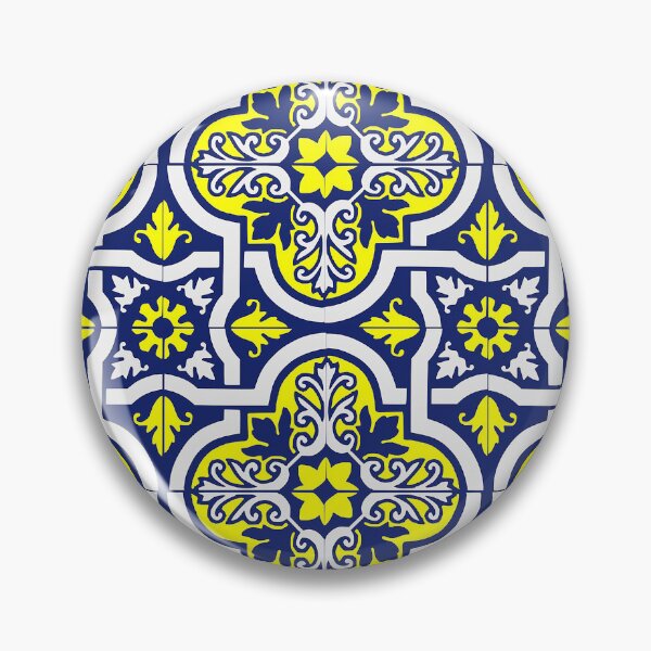 Item preview, Yellow Portuguese  Tiles , Abstract Patterns On Ceramic Tile,portugal tiles, lisbon tiles, portuguese ceramic tiles,  designed and sold by Tamas Das.