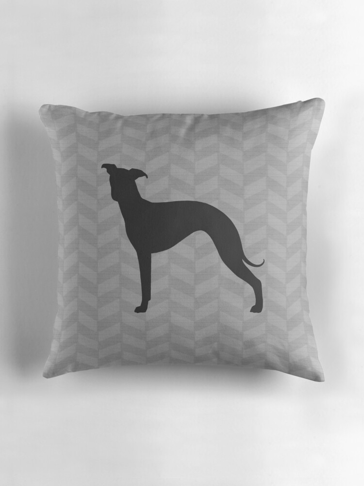 greyhound throw pillows