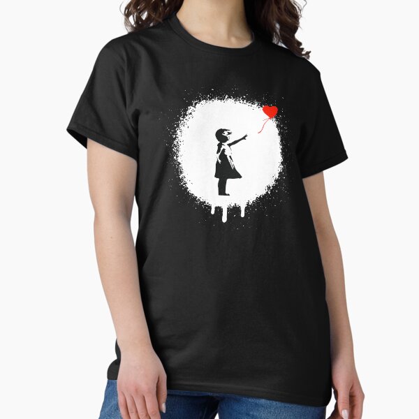 Item preview, Balloon Girl - Banksy Spray Paint Art designed and sold by WE-ARE-BANKSY.
