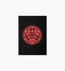 Human Transmutation Circle - Red Art Board