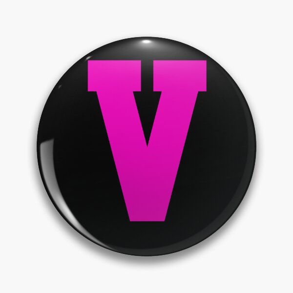 Item preview, Alphabet, Pink V, Sports letter V designed and sold by TheCultStuff.
