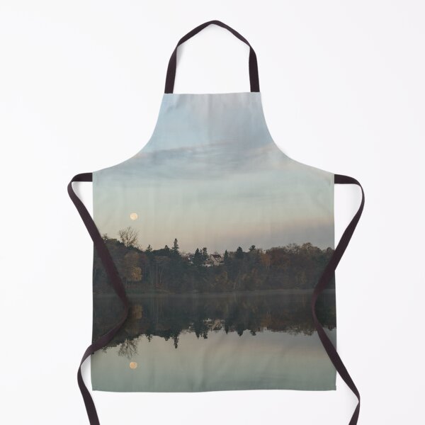 Item preview, Supermoon Moonset Panoramic Reflections designed and sold by Georgia Mizuleva.