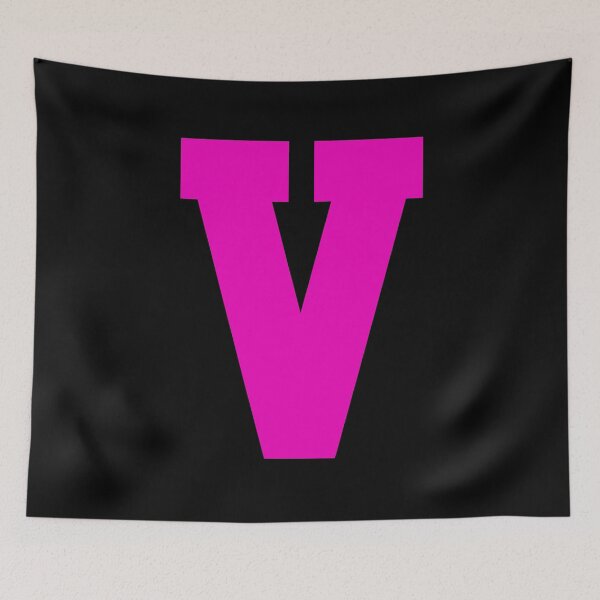 Item preview, Alphabet, Pink V, Sports letter V designed and sold by TheCultStuff.