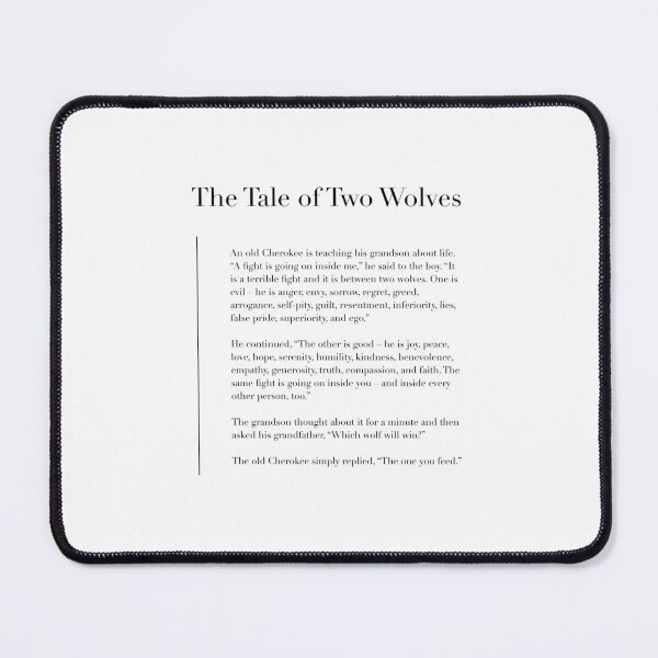 Item preview, The Tale of Two Wolves designed and sold by wisemagpie.