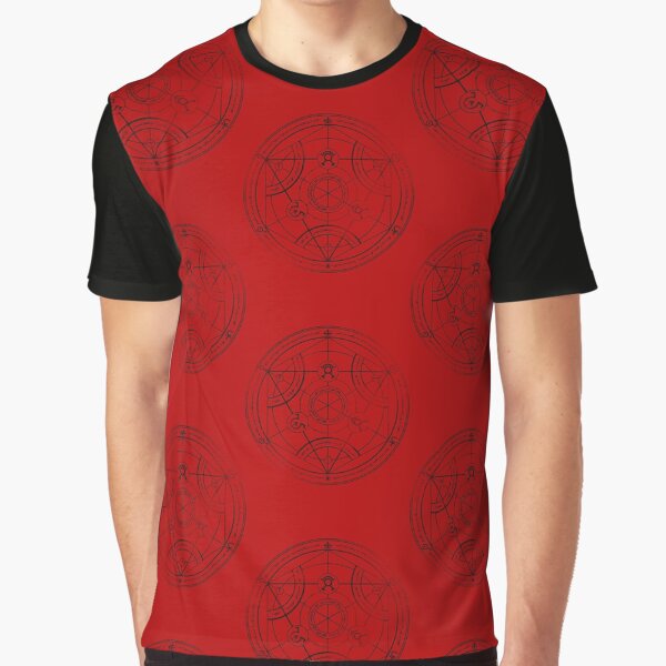 Human transmutation circle - charcoal Graphic T-Shirt