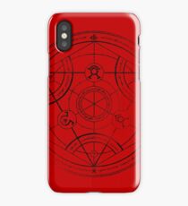 Human transmutation circle - charcoal iPhone Case