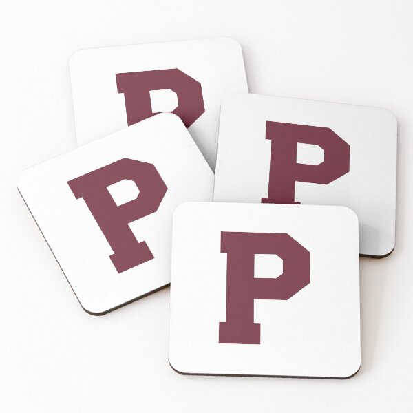 Item preview, Alphabet, Maroon P, Sports letter P designed and sold by TheCultStuff.
